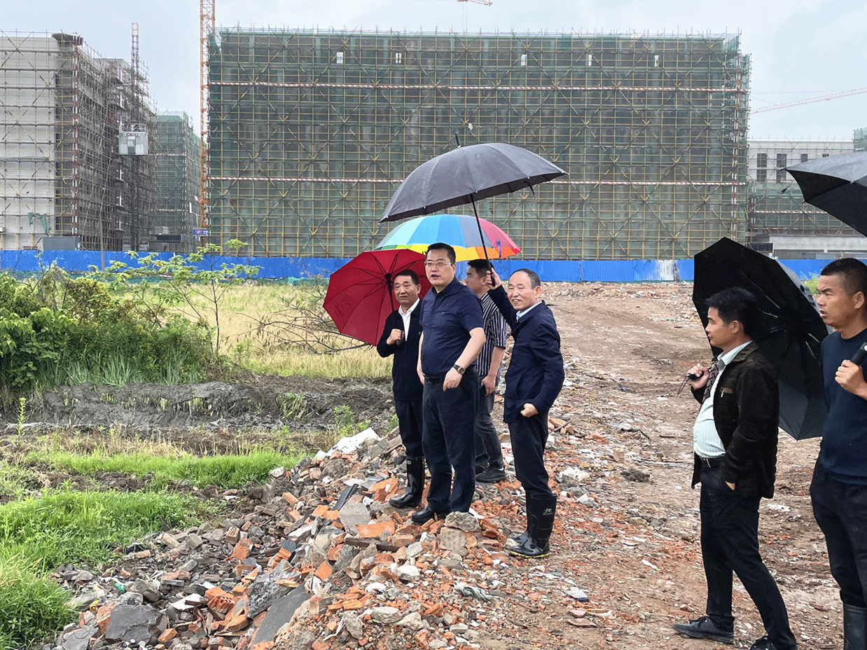 集團總裁柯建東蒞臨十四期項目視察指導(dǎo)工作