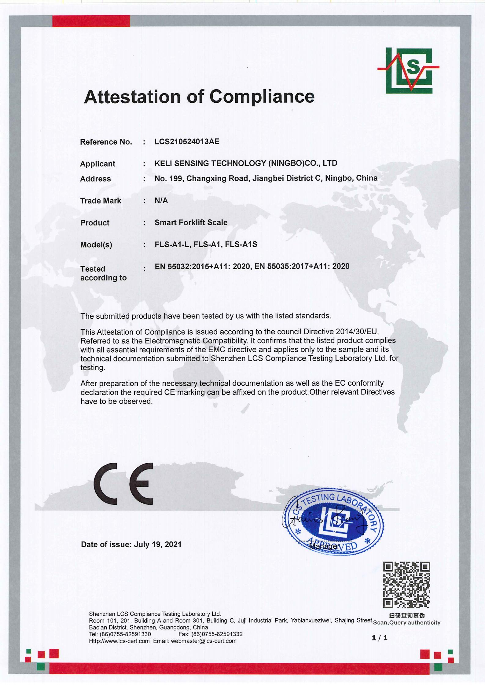 CE認(rèn)證 FLS-A1-L/FLS-A1/FLS-A1S智能叉車秤